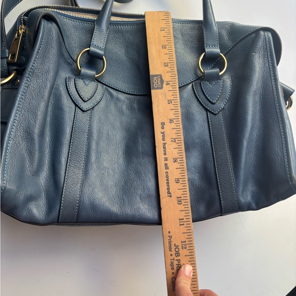 Marc Jacobs Leather Fulton Large Satchel authentic - Picture 10 of 11
